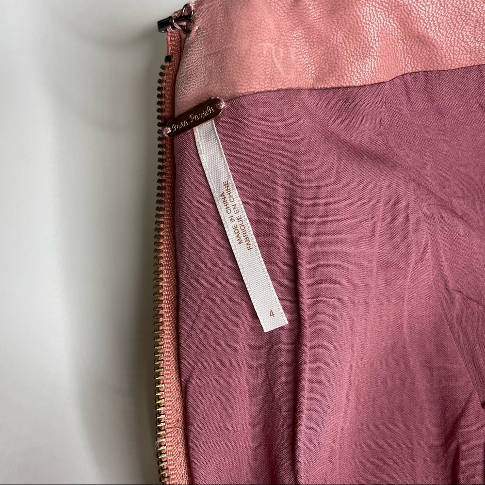 Free People Modern Femme Vegan Suede Mini Skirt in Pink - Picture 4 of 9